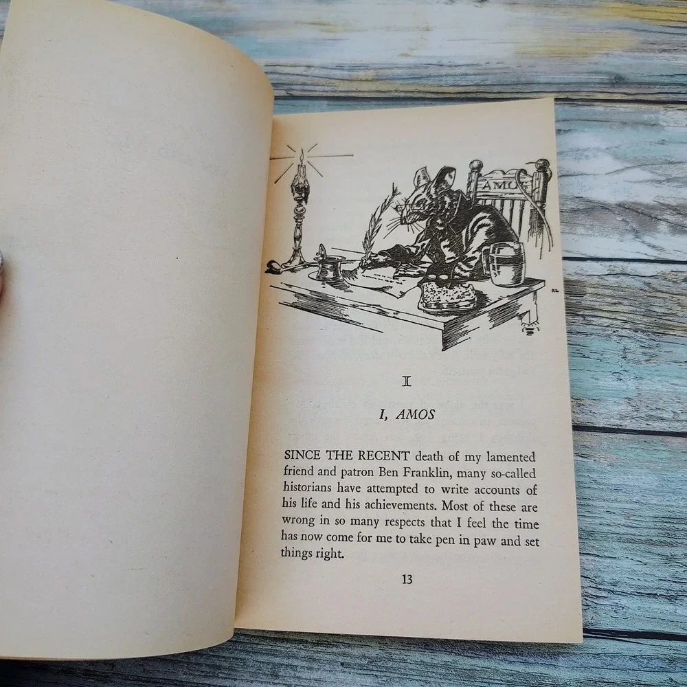 Ben and Me by Robert Lawson Vtg 1982 Dell Paperback 1st Edition 1st Print Illust